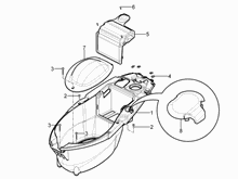 Schutzhelmgehäuse - Untersitz