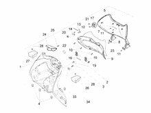 Vorderes Handschuhfach  - Schild-Rückseite