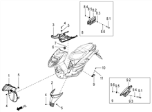 Vorderes Handschuhfach  - Schild-Rückseite
