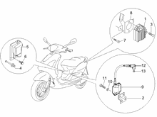 Spannungsreglerern - Elektronisches Steuergerern - Zündspule