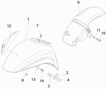 Radgehäuse - Radkotflügel