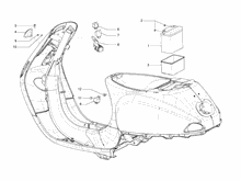 Fernschalteren - Batterie - Hupe
