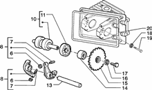 Einheit Zylinder-Kolben-Kolbenbolzen