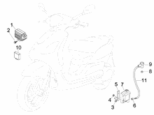 Spannungsreglerern - Elektronisches Steuergerern - Zündspule