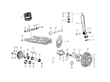 Hintere Radaufhängung/Federung - Stoßdämpfer