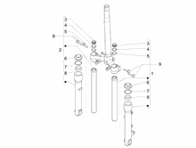 Hintere Radaufhängung/Federung - Stoßdämpfer