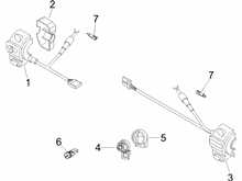 Wechselschalter - Umschalter - Druckschalter - Schalter