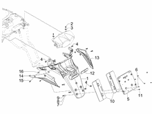 Hinterabdeckung - Kotflügellappen