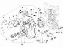 Schwungraddeckel - Ölfilter