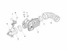 Drosselkörper - Einspritzdüse – Ansaugstutzen