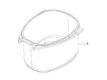 Schutzhelmgehäuse - Untersitz