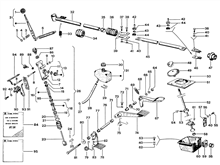 Steering wheel - Steering gear box