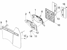 Hinterabdeckung - Kotflügellappen