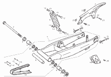 Schwinge - Stoßdämpfer
