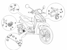 Spannungsreglerern - Elektronisches Steuergerern - Zündspule