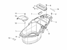 Schutzhelmgehäuse - Untersitz