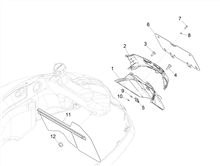 Hinterabdeckung - Kotflügellappen