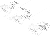 Hinterabdeckung - Kotflügellappen