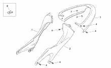 Rear headlight - Top box