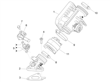 Drosselkörper - Einspritzdüse – Ansaugstutzen