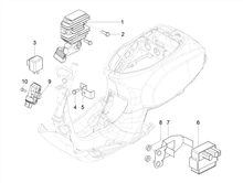 Spannungsreglerern - Elektronisches Steuergerern - Zündspule