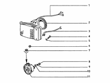 Zugstange auf kabinenseite (lenkrad)
