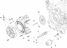 Schwungraddeckel - Ölfilter