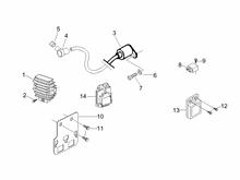 Spannungsreglerern - Elektronisches Steuergerern - Zündspule