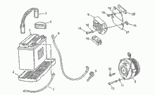 Batterie - Zündung  Motoplat