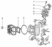 Kurbelwelle-pleuelstange-kurbelzapfen einheit