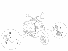 Spannungsreglerern - Elektronisches Steuergerern - Zündspule