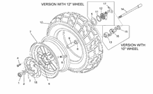 Hinterrad Scheibenbremse