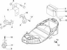 Fernschalteren - Batterie - Hupe