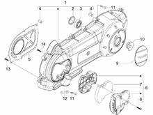 Kurbelwelledeckel - Kühlung kurbelgehäuse