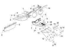 Hinterabdeckung - Kotflügellappen
