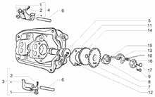 Einheit Zylinder-Kolben-Kolbenbolzen