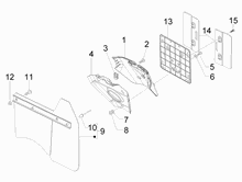 Hinterabdeckung - Kotflügellappen