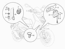 Spannungsreglerern - Elektronisches Steuergerern - Zündspule