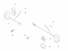 Wechselschalter - Umschalter - Druckschalter - Schalter