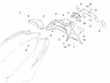 Hinterabdeckung - Kotflügellappen