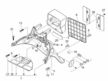 Hinterabdeckung - Kotflügellappen