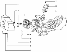 Kurbelwelle-pleuelstange-kurbelzapfen einheit