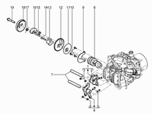 Schwinghebelhalterung