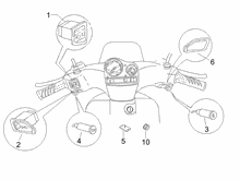 Wechselschalter - Umschalter - Druckschalter - Schalter