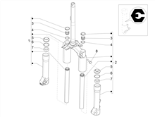 Vordere Radaufhängung/Federung - Stoßdämpfer