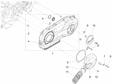 Kurbelwelledeckel - Kühlung kurbelgehäuse