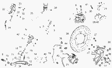 Hinterrad Scheibenbremse