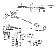 Einheit Zylinder-Kolben-Kolbenbolzen