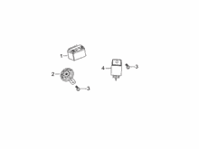 Fernschalteren - Batterie - Hupe