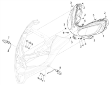 Vorderleuchten - Blinkleuchten